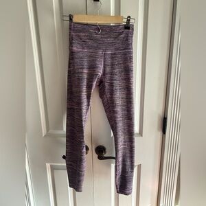 Lululemon Wunder Under Leggings Size 4 Purple Space Dye